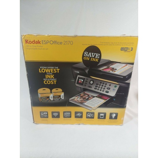 Kodak ESP Office 2170 All-In-One WiFi USB Color Inkjet Printer New open Box