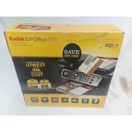 Kodak ESP Office 2170 All-In-One WiFi USB Color Inkjet Printer New open Box