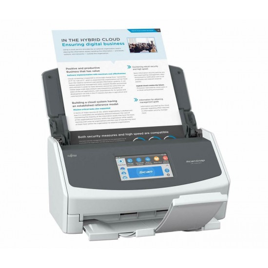 Fujitsu ScanSnap iX1500 Color Duplex Document Scanner with Touch Screen, White