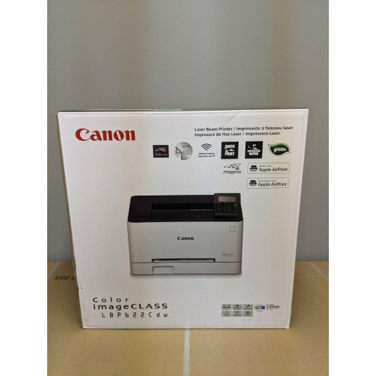 Wireless Canon Color Laser Printer Duplex WiFi USB Mobile Tablet Cloud LBP622Cdw