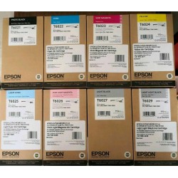 2019/21Set 8 EPSON T6021 T6022 T6023 T6024 T6025 T6026 T6027 T6029 INK 7880 9880