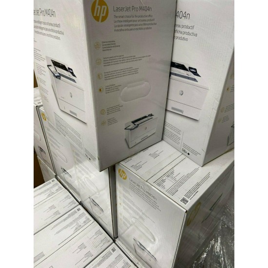 NEW HP LaserJet Pro M404n Laser Network Monochrome Printer 40 ppm W1A52A