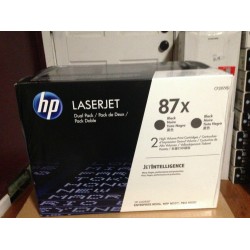 Brand New HP CF287XD (87X) Black Dual Pack FAST SHIP, FREE RETURN, WORRY-FREE!