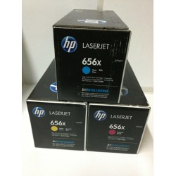 Genuine HP CF461X CF462X CF463X, 656X Cyan Yellow Magenta - NEW Sealed In Box