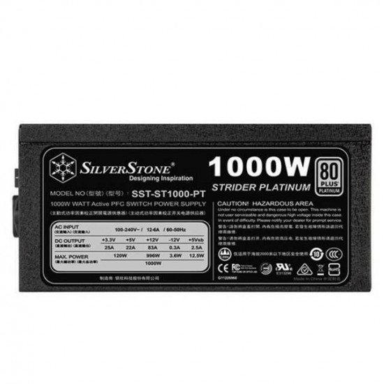 SilverStone ST1000-PT 1000W 80 PLUS Platinum ATX12V v2.4 & EPS12V Power Supply