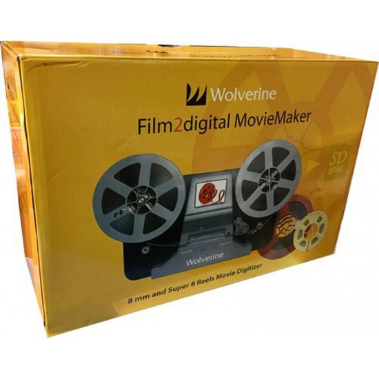 Wolverine 8mm and Super8 Reels Movie Digitizer with 2.4