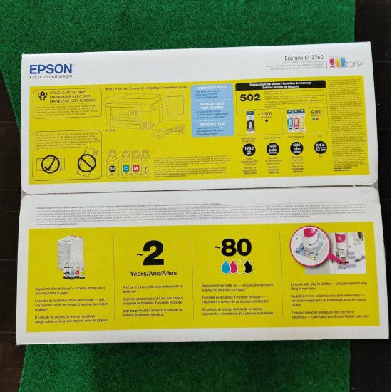 New Epson EcoTank ET-3760 Special Edition Wireless Printer