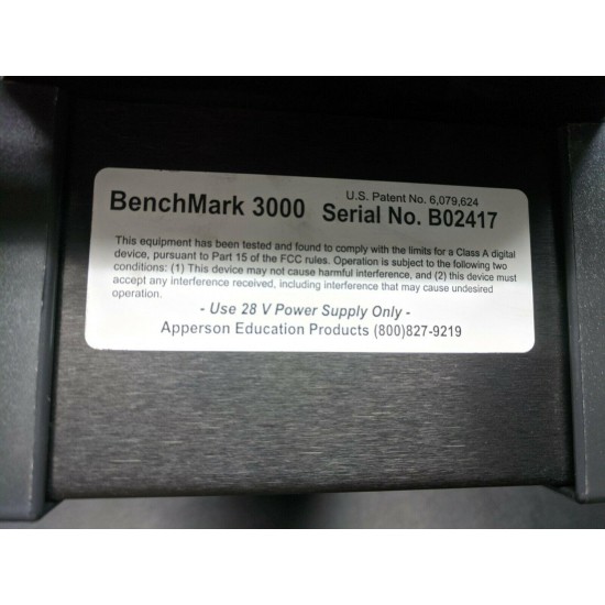 APPERSON BenchMark 3000 Scantron Test Scorer Scanner *4952 Scans*