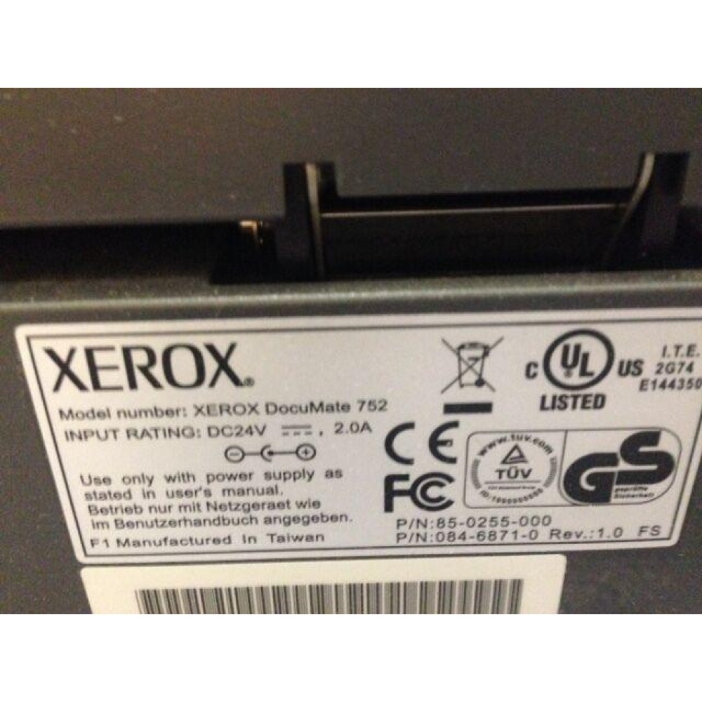 Xerox Documate Flatbed Scanner And Monitor And Key