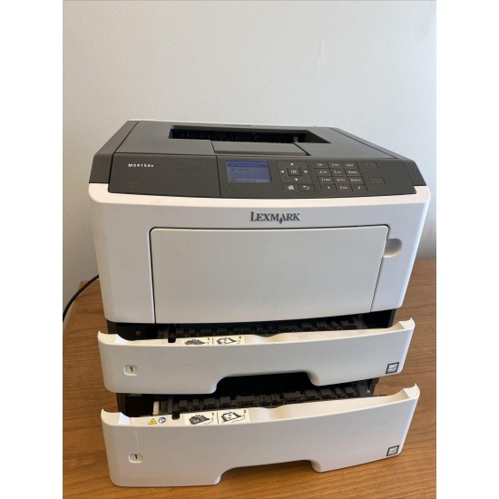 Refurbished Lexmark MS415DN laser printer w/dual trays Legal, Letter Network,USB