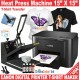 HEAT PRESS TRANSFER  T-SHIRT MAKER AND MORE PLUS + CANON PRINTER  START UP PACK