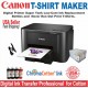 HEAT PRESS 15 X15 TRANSFER SUBLIMATION ++ CANON PRINTER T-SHIRT PRINT STARTER