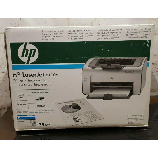 HP P1006 Printer w/ NEW Toner / Drum! -- ONLY 1,556 Pages! -- NEW !!!