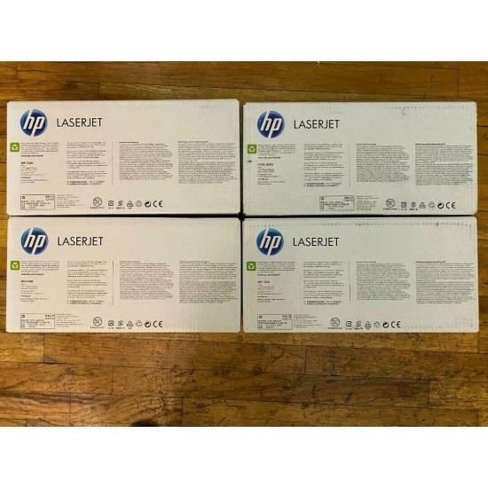 Genuine HP 657X  Set of 4 CF470X, CF471X, CF472X, CF473X Toner Cartridges Sealed