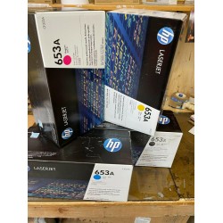 BRAND NEW SET OF HP  653A 653X CF321A CF322A, CF323A CF320X EXACTLY AS PICTURED