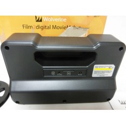 Wolverine 8mm and Super8 Reels Movie Digitizer with 2.4 LCD, Black - B