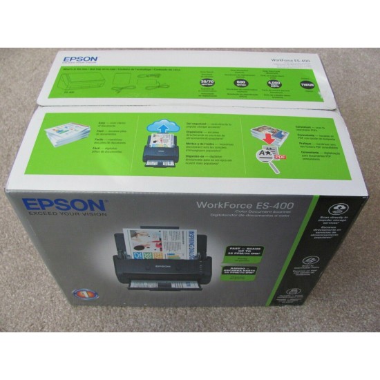 Brand New Epson WorkForce ES-400 Duplex Document Scanner