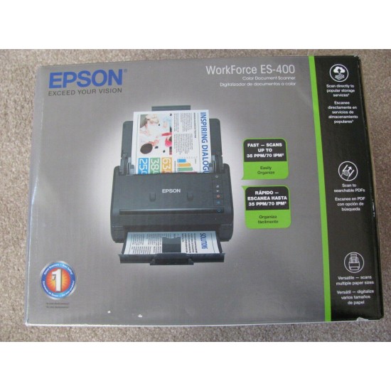 Brand New Epson WorkForce ES-400 Duplex Document Scanner