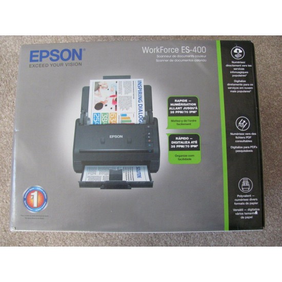 Brand New Epson WorkForce ES-400 Duplex Document Scanner