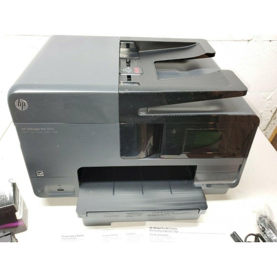 HP Officejet Pro 8610 All-In-One Full/Extra Ink! Only 1625 Pages! Fax/Scan/Copy