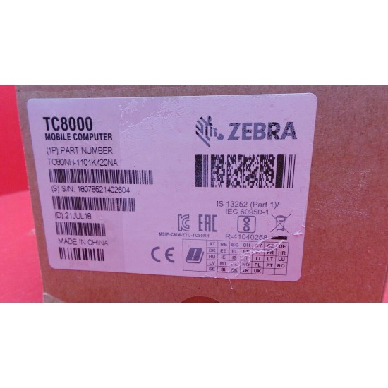 Zebra TC8000 Premium - data collection terminal - KitKat - TC80NH-A101K320IN