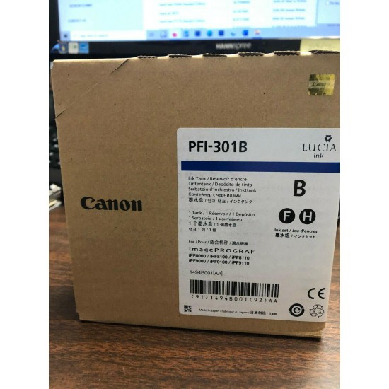 8 New OEM Canon inks for Pro-2000/4000/6000S, dates 12/18 or more recent