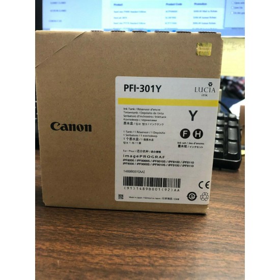 8 New OEM Canon inks for Pro-2000/4000/6000S, dates 12/18 or more recent