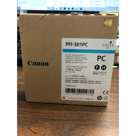 8 New OEM Canon inks for Pro-2000/4000/6000S, dates 12/18 or more recent