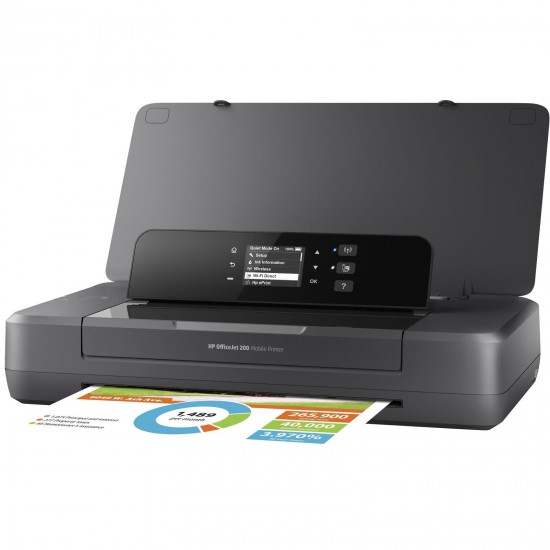 HP Officejet 200 Portable Inkjet Printer - Color