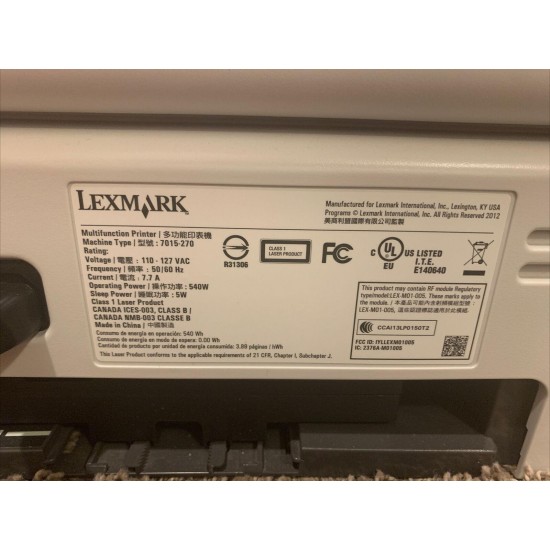 Lexmark MX310dn Monochrome Laser Printer Fax Copier Scanner Page count 18,709