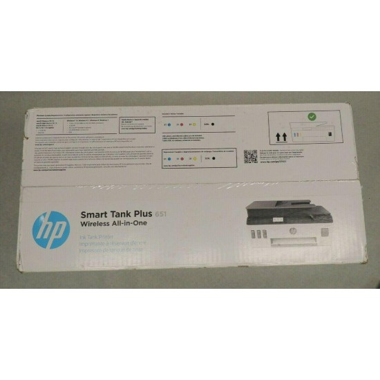 HP Smart Tank Plus 651 Thermal Inkjet All-In-One Printer - White