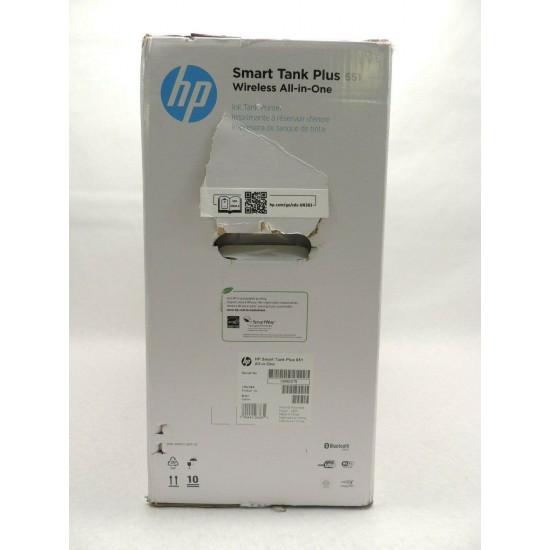 HP Smart Tank Plus 651 Thermal Inkjet All-In-One Printer - White