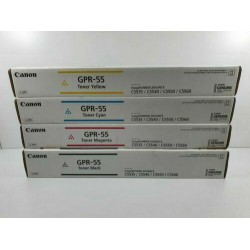 CANON GPR 55 SET CMYK GENUINE SEALED PERFECT BOXES AUTHENTIC