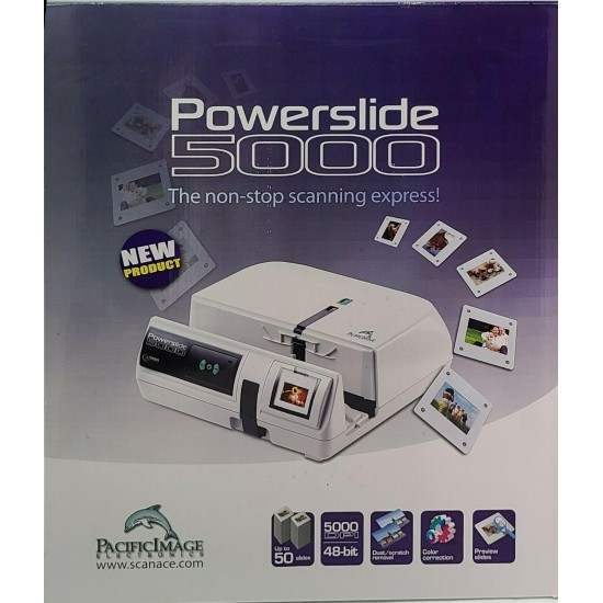 Pacific Image PS5000 Powerslide Automated Scanner Digital 35MM Slide Converter