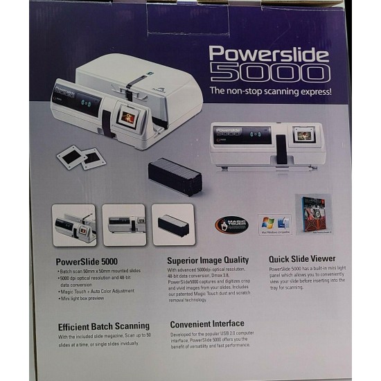 Pacific Image PS5000 Powerslide Automated Scanner Digital 35MM Slide Converter