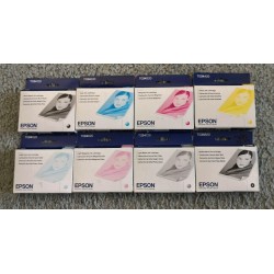 2016/2019 GENUINE 8 SET NIB T034 EPSON INK STYLUS 2200 T0341-T0344-T0345-T0346