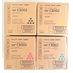 Genuine Ricoh Savin Toner SET  MP C8002  MP C6502  842083 842084 842085 842086