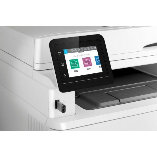 HP - LaserJet Pro MFP M428fdw Black-and-White All-In-One Laser Printer - White