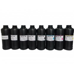 8x500ml Premium Led UV Curable ink for DX5 DX7 Print head printer