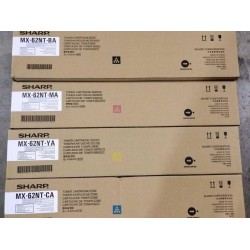 Genuine Sharp MX-62NT YCMB Toner Set MX-62NTMA MX-62NTCA MX-62NTYA MX-62NTBA