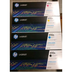 set of HP CF410A CF411A CF412A CF413A toner (black, cyan, yellow, magenta)