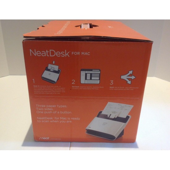 NEW Neat Desk Desktop Scanner + Digital Filing System for MAC, Get Organized!