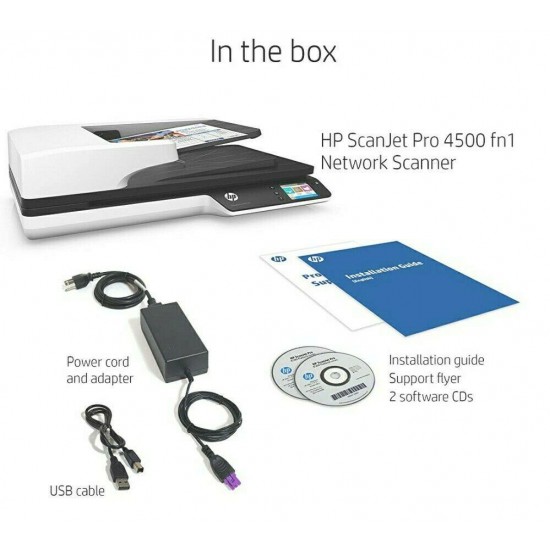 HP ScanJet Pro 4500 fn1 Network OCR Scanner