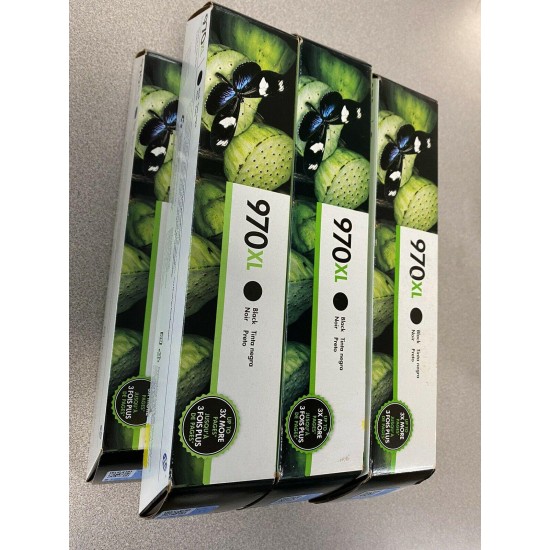 NEW Genuine HP 970XL Black High Yield Ink Cartridge  With 1-year warranty Lot 7