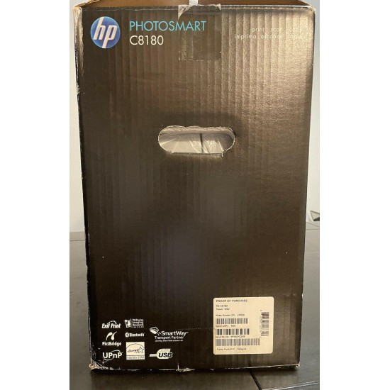 HP Photosmart C8180 All-in-One Color Inkjet Printer w/Built-in CD/DVD Drive New