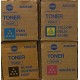 OEM Konica Minolta toner TN324 YMCK for bizhub C368/C308/C258 factory sealed set